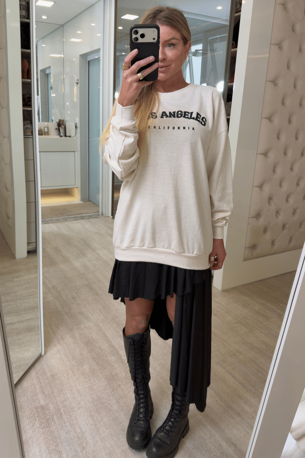 Casaco de moletom oversized Los Angeles