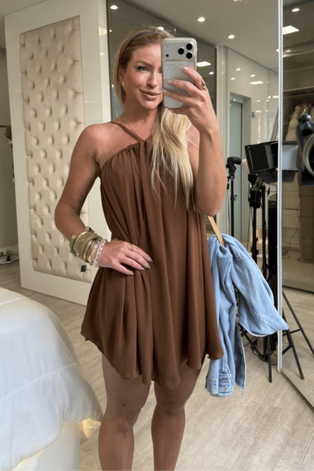 Vestido curto solto Elisabeth Vestido curto solto Elisabeth