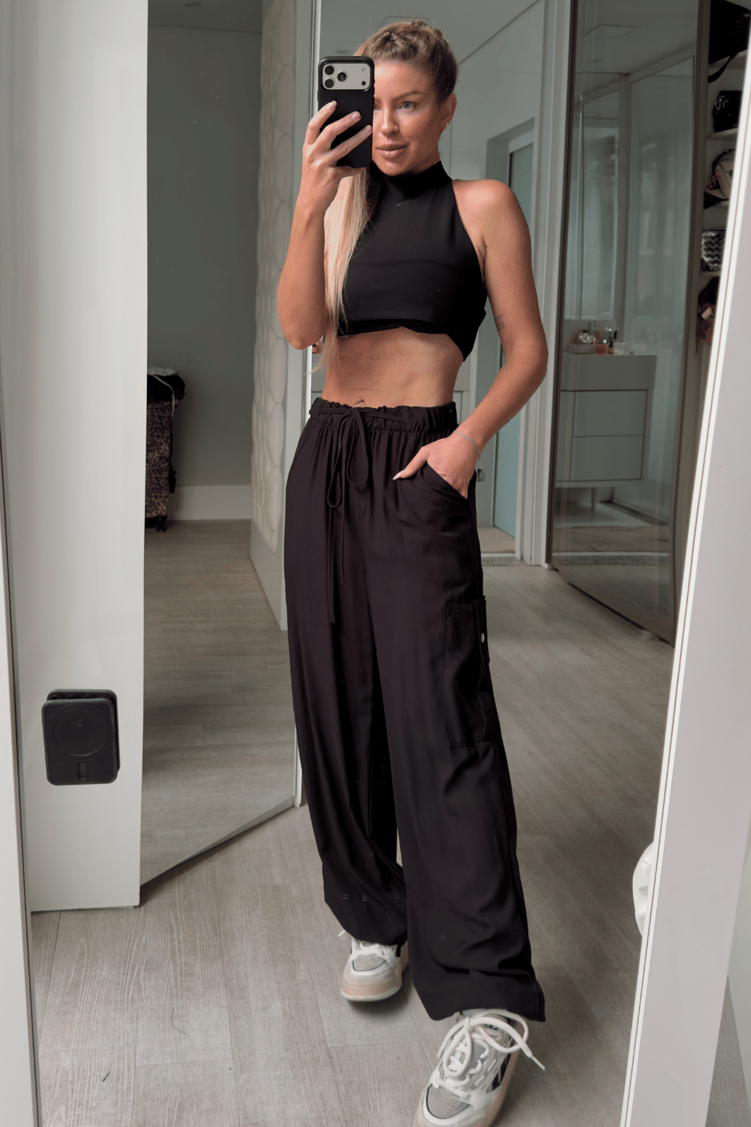 Calça cargo em viscose Mariana Calça cargo em viscose Mariana