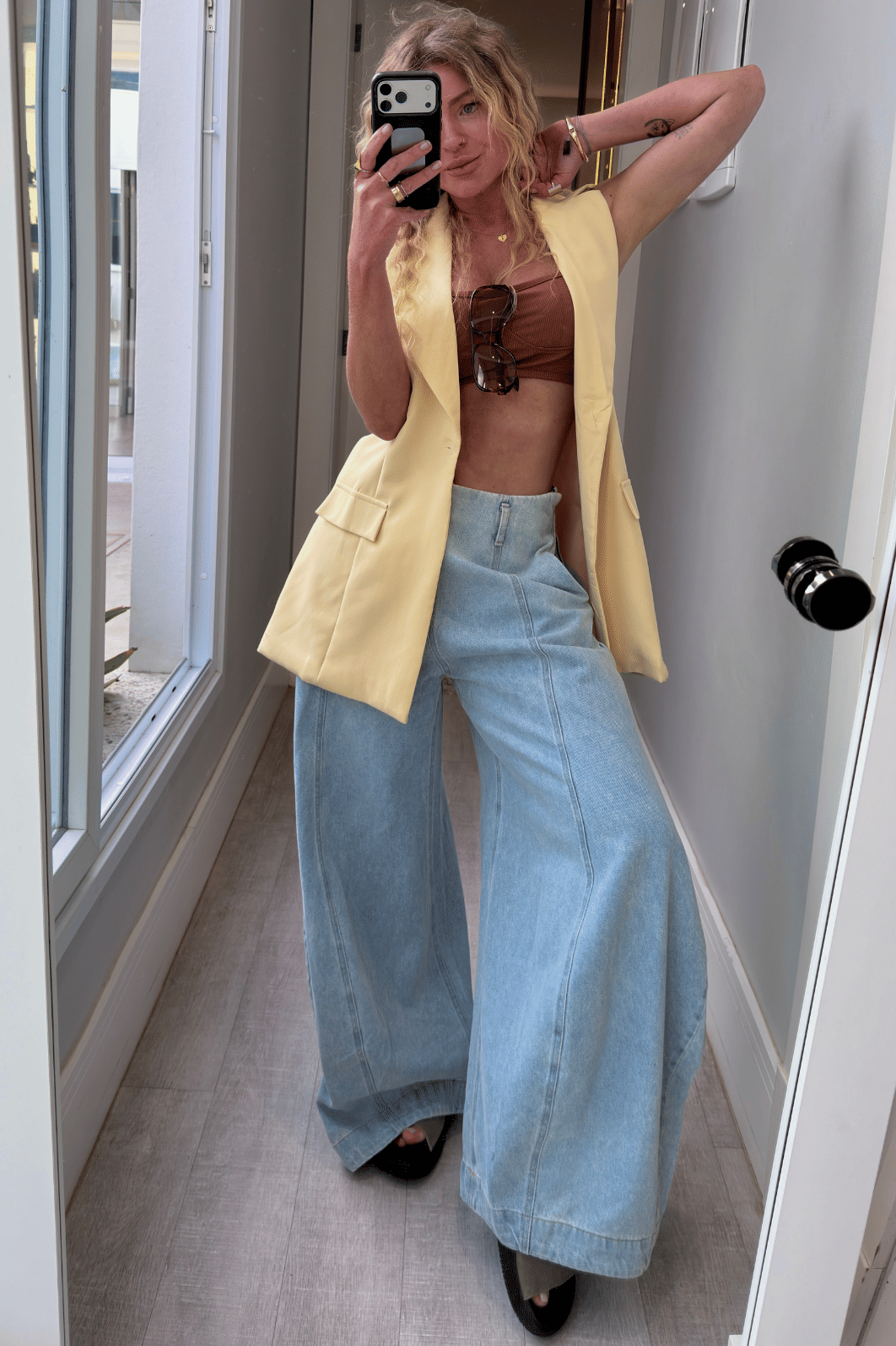 Calça jeans baloon Eleonora Calça jeans baloon Eleonora