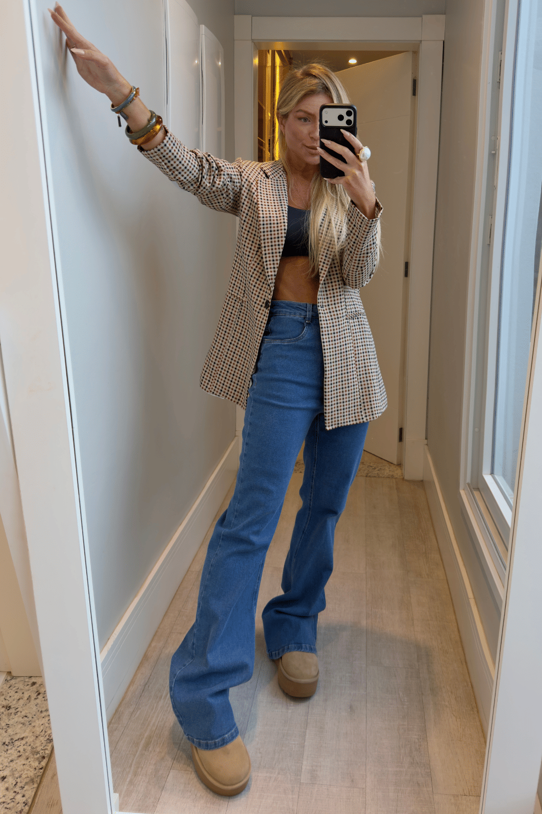 Calça jeans slim body Morgana