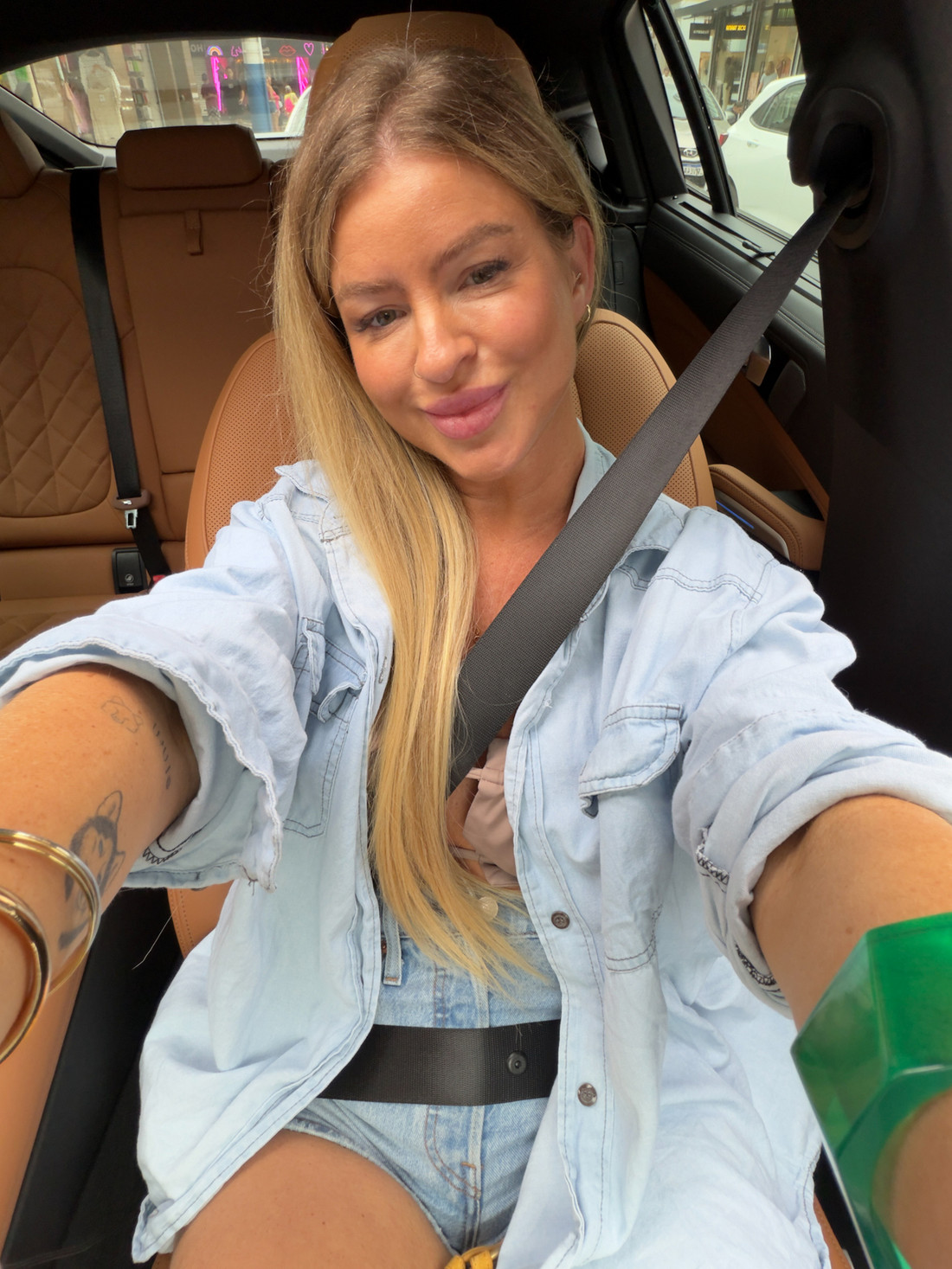 Camisa jeans alongada Dimitre Camisa jeans alongada Dimitre