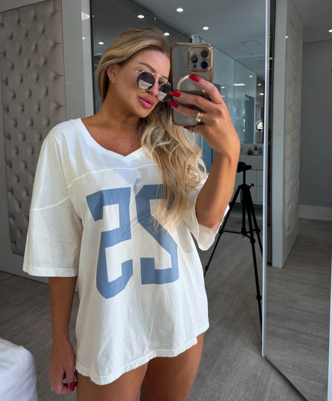 Camiseta alongada oversized Mayla