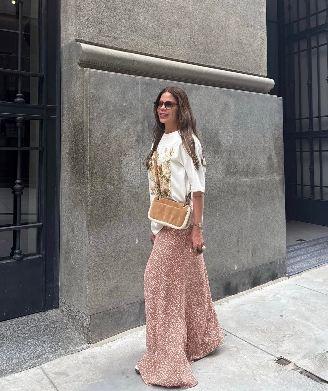 Saia longa estampada Valencia Saia longa estampada Valencia