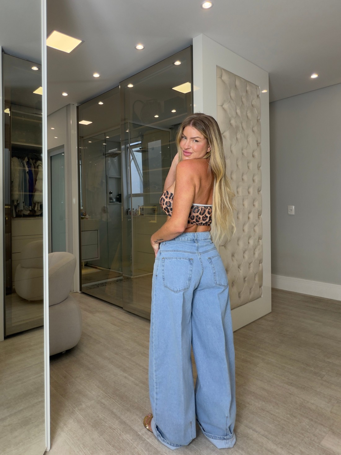 Calça jeans balloon Brise Calça jeans balloon Brise