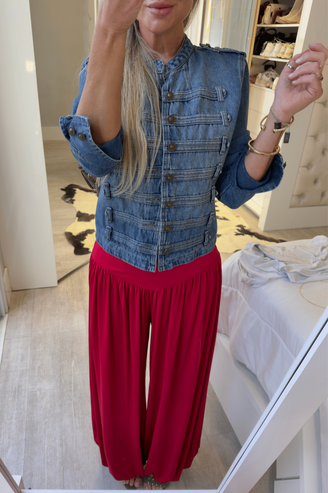 Jaqueta jeans Napoleão Vivian Jaqueta jeans Napoleão Vivian