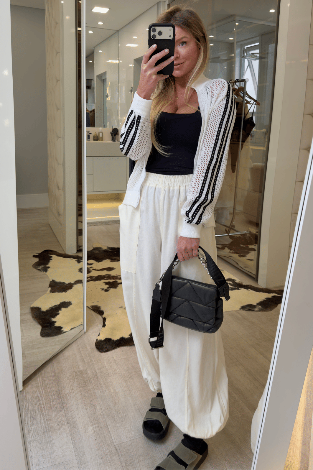 Calça em linho Jogger Mila Calça em linho Jogger Mila
