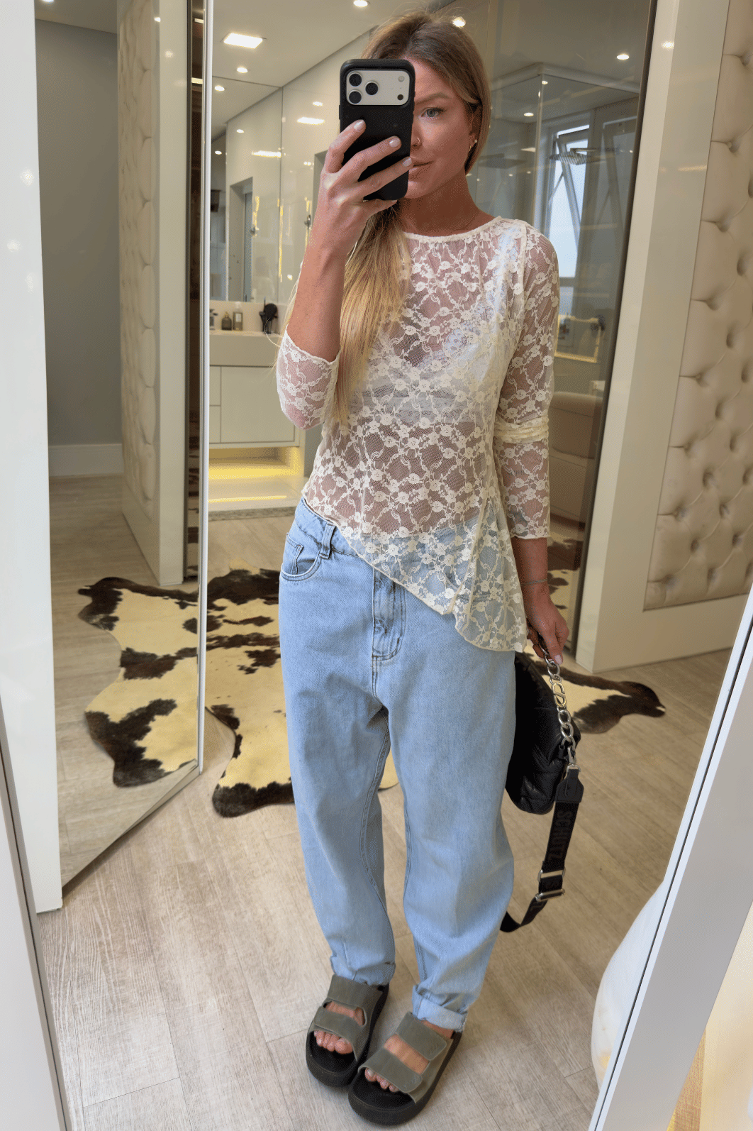 Top em renda branco Petra Top em renda branco Petra