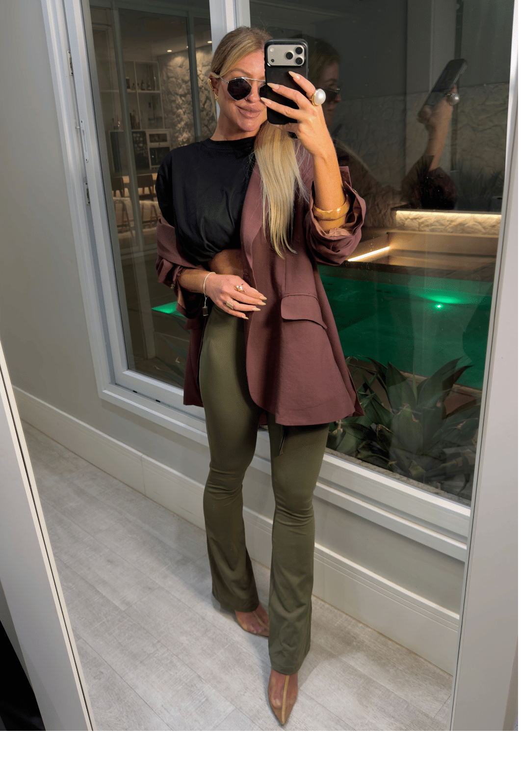 Blazer alfaiataria alongado over Muriel Blazer alfaiataria alongado over Muriel