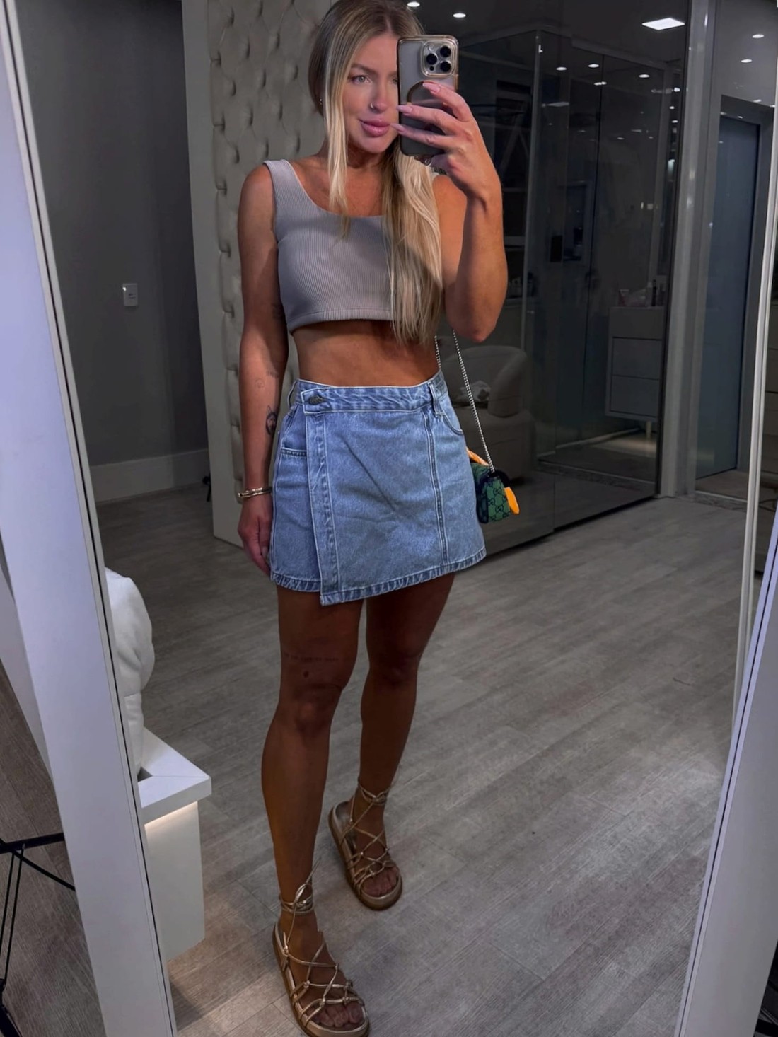 Short saia jeans Malta