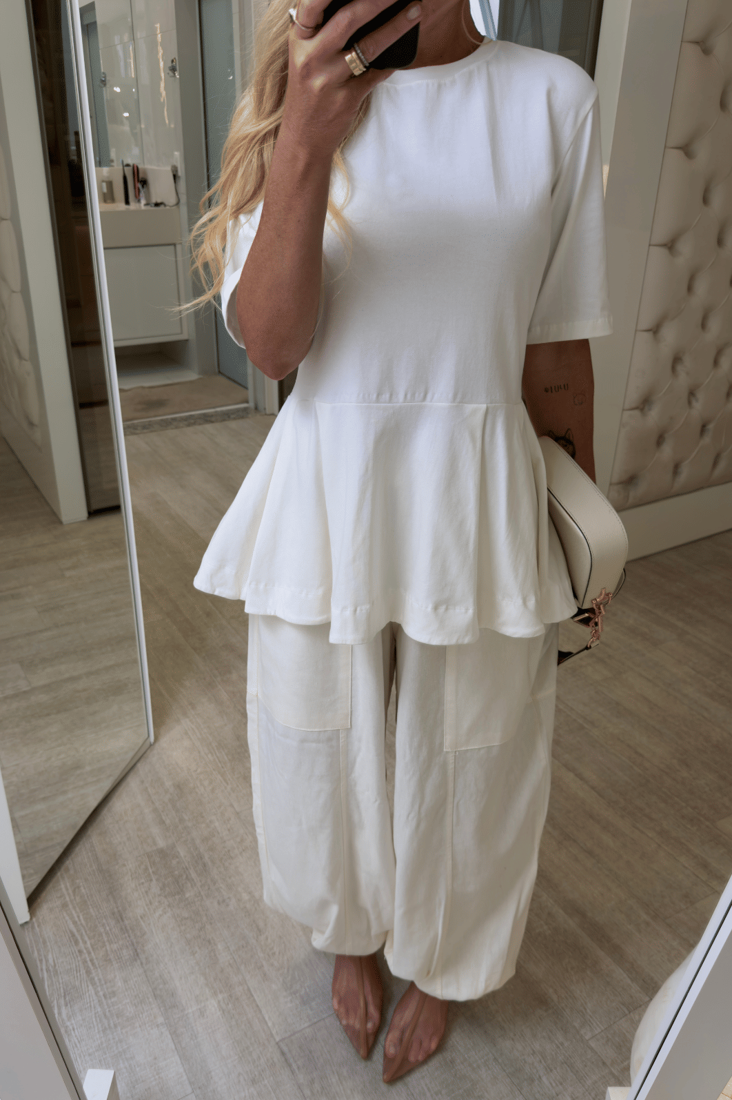 Calça em linho Jogger Mila Calça em linho Jogger Mila