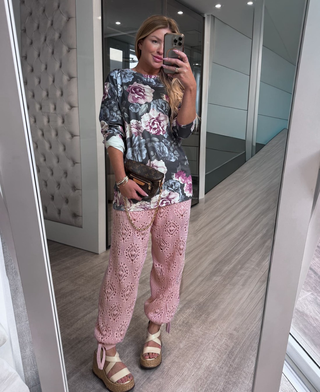 casaco de  moletom estampado Morgana