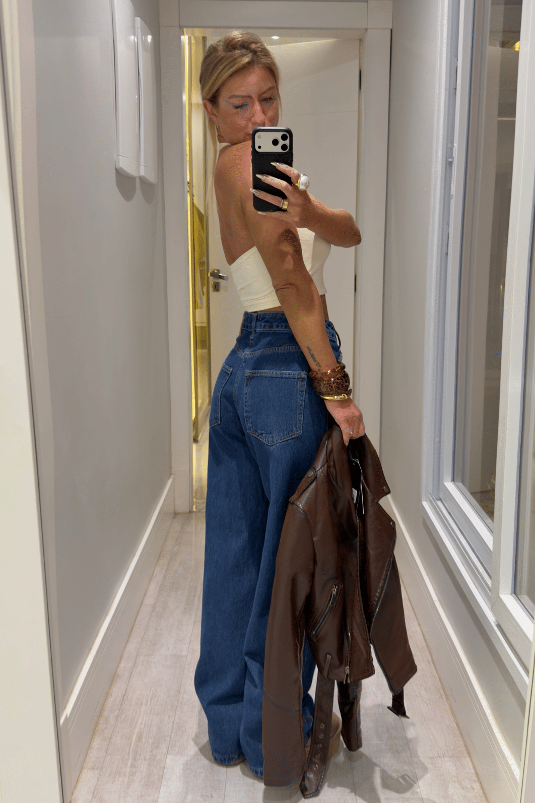 Calça jeans baggy Sinara Calça jeans baggy Sinara