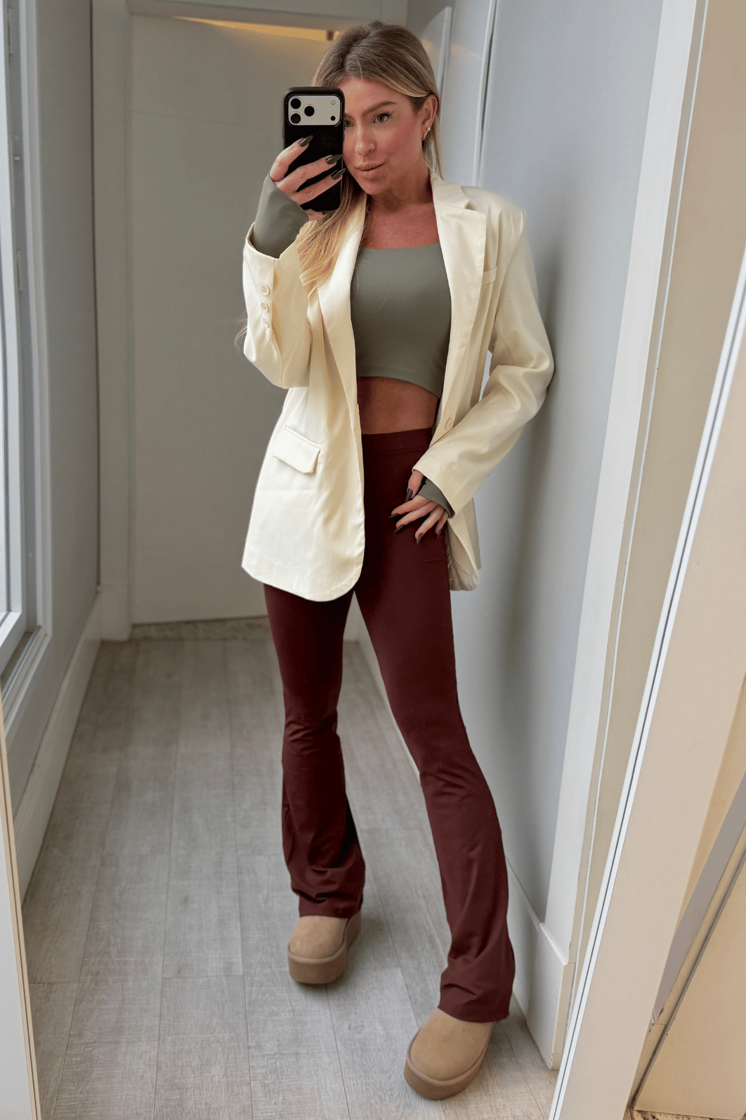 Blazer alfaiataria alongado Samira Blazer alfaiataria alongado Samira