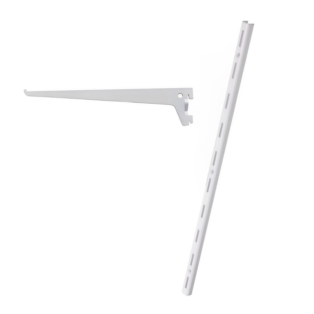 Kit 4 Trilhos 200cm com 20 Suportes e Parafusos e Buchas para Prateleira Kit 4 Trilhos 200cm com 20 Suportes e Parafusos e Buchas para Prateleira