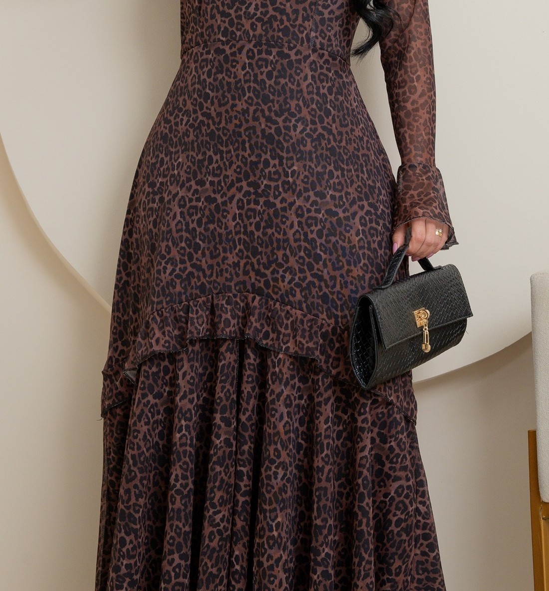 Vestido Midi Tule 9031 Vestido Midi Tule 9031