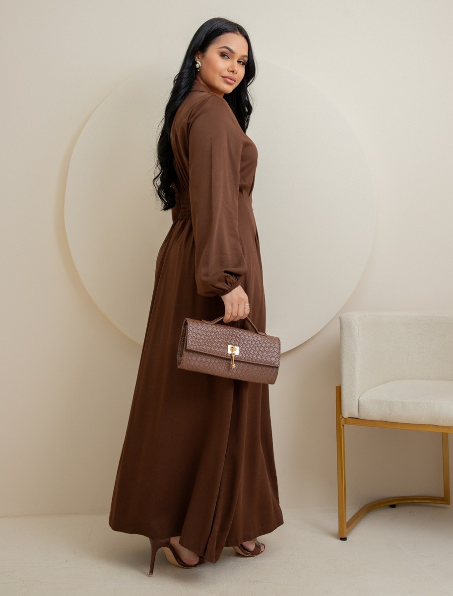 Vestido Chemise Manga Longa Com Botões 9026 Vestido Chemise Manga Longa Com Botões 9026