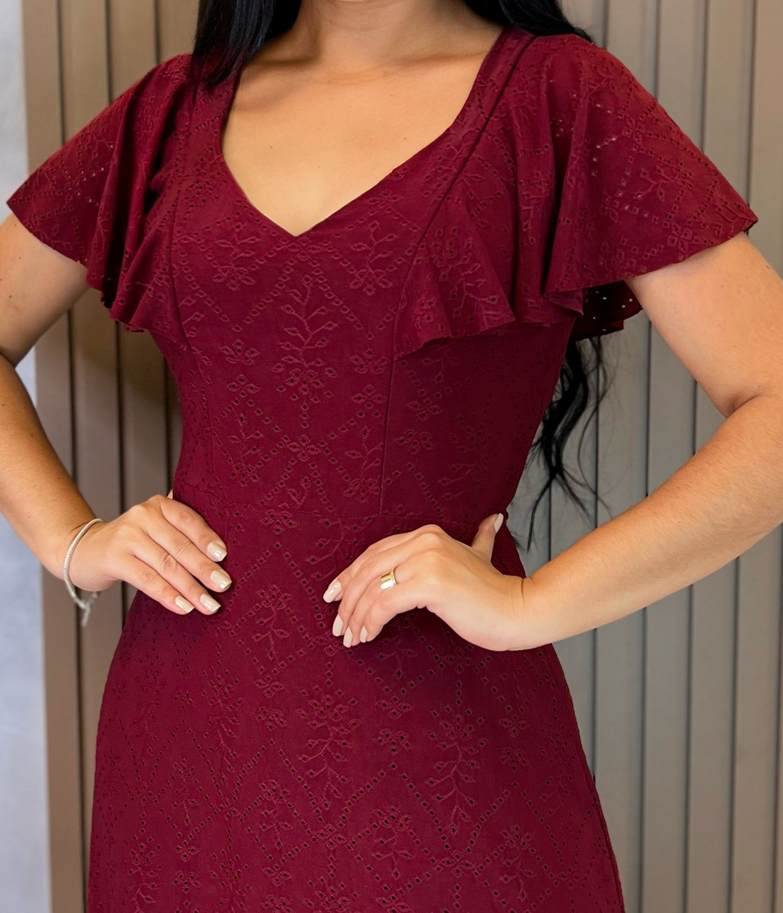 Vestido Midi Malha de Lese 3419 Vestido Midi Malha de Lese 3419