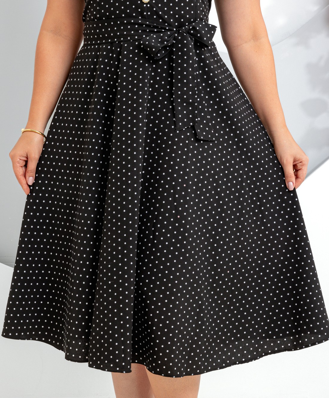 Vestido Poá Solto 0417 Vestido Poá Solto 0417