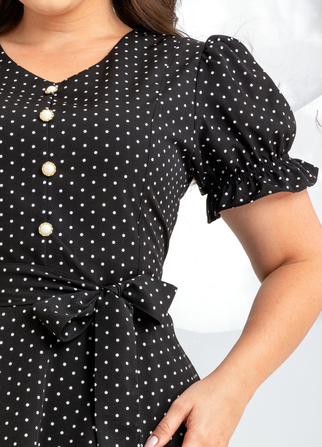 Vestido Poá Solto 0417 Vestido Poá Solto 0417