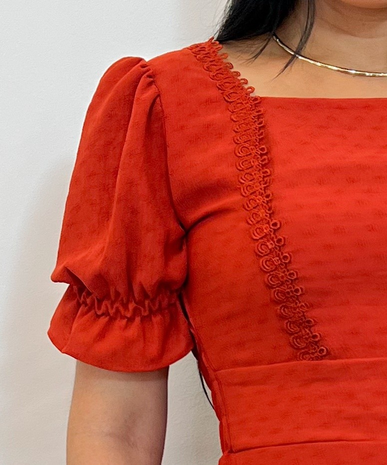 Vestido Liso Jacquard 0494 Vestido Liso Jacquard 0494