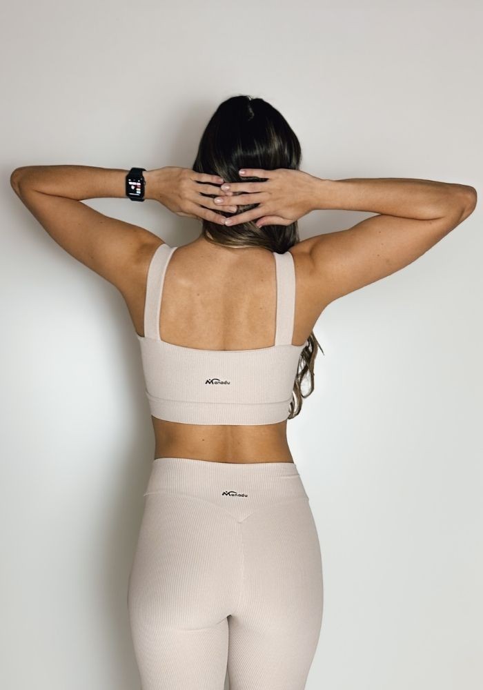 Top Eleve cor Nude Canelado