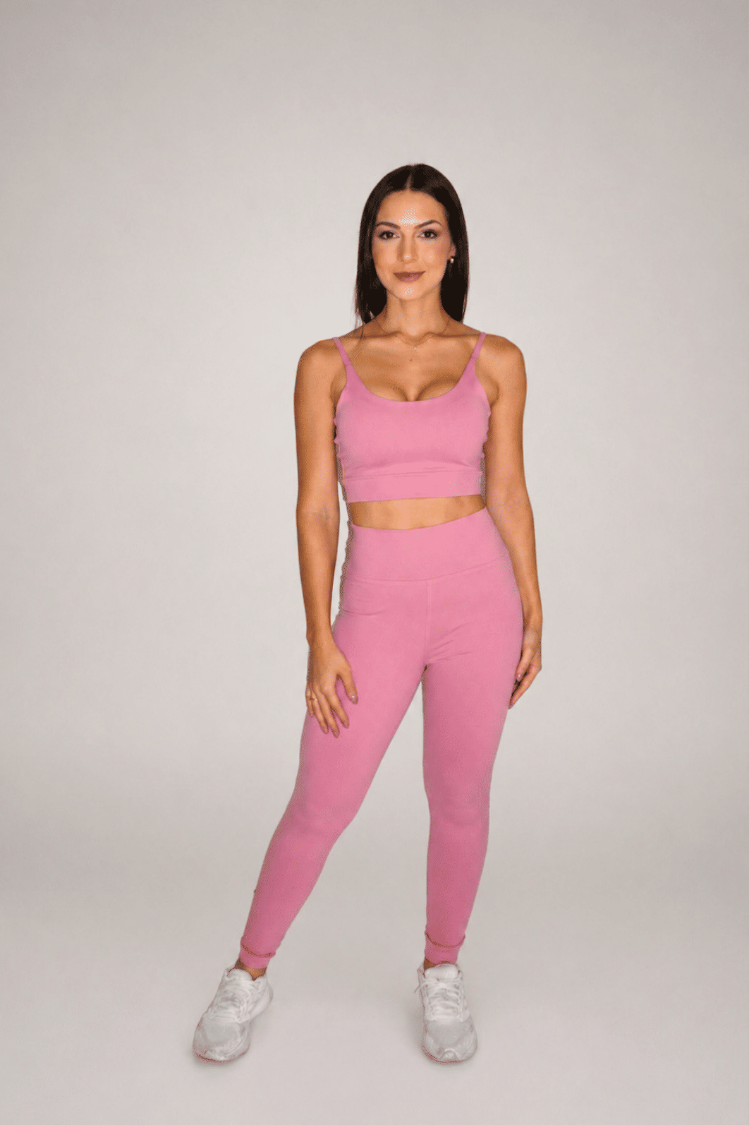 Conjunto Legging Shape modelo levanta bumbum cor Rosa Gloss + top alcinha Conjunto Legging Shape modelo levanta bumbum cor Rosa Gloss + top alcinha