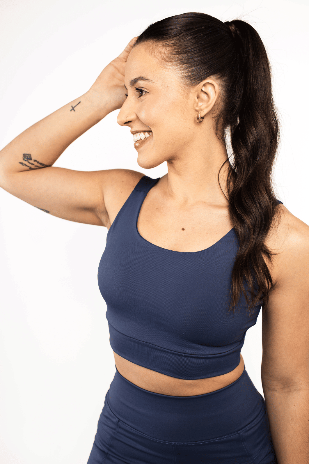 Legging com bolso nas laterais Azul Marinho Legging com bolso nas laterais Azul Marinho