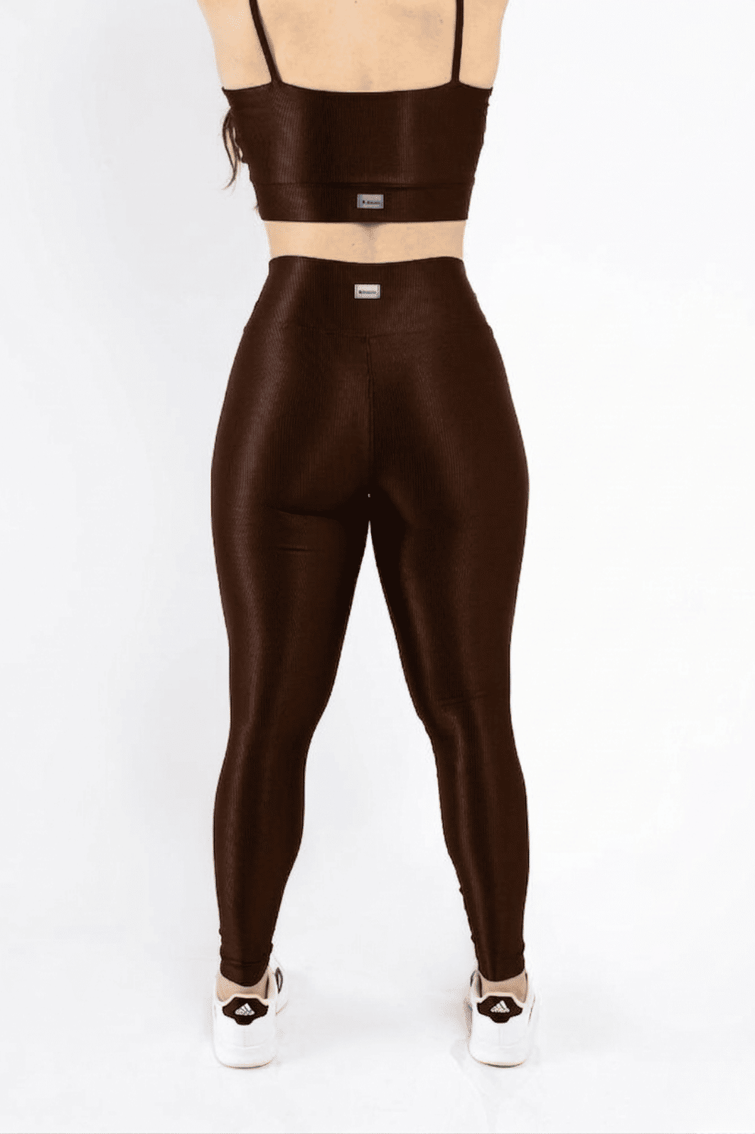 Legging Canelada cor Marrom intenso