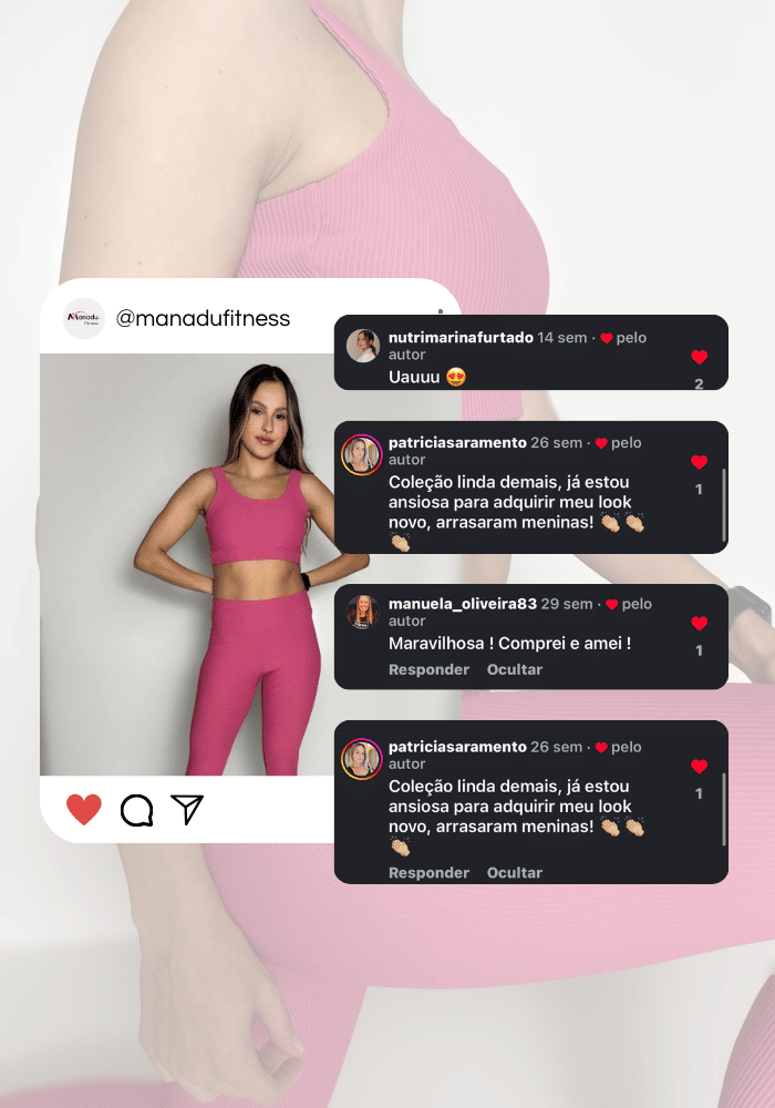 Conjunto Legging Eleve Rosa Carmim Canelado + Top com Elastico na Alça Conjunto Legging Eleve Rosa Carmim Canelado + Top com Elastico na Alça
