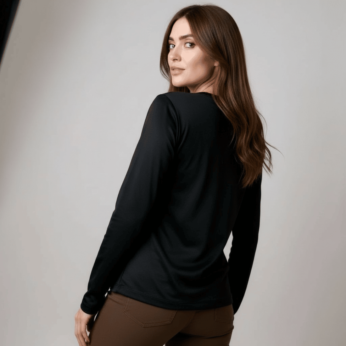Blusa Térmica Manga Longa cor Preto