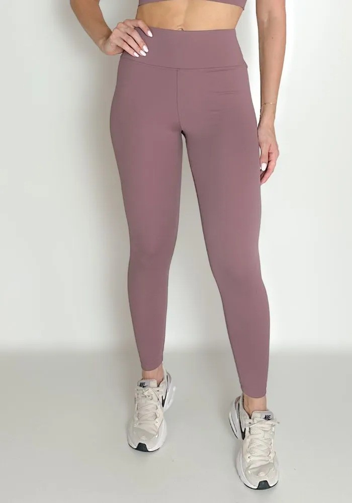 Conjunto Legging Cacau Liso + Top Alcinha