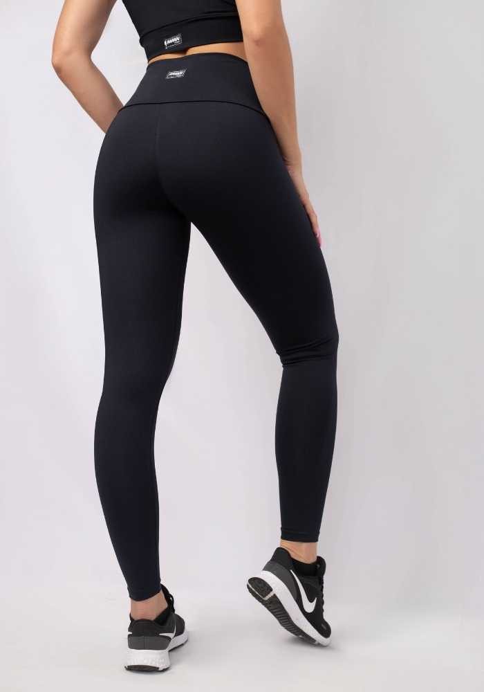 Legging Fitness cor Preto Básico Poliamida Legging Fitness cor Preto Básico Poliamida