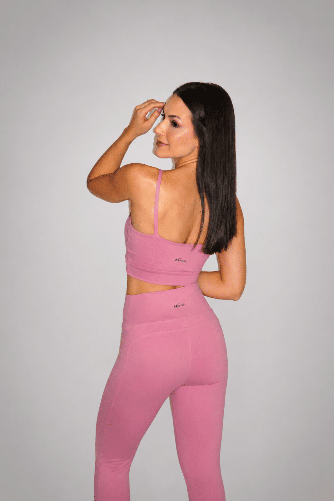 Conjunto Legging Shape modelo levanta bumbum cor Rosa Gloss + top alcinha Conjunto Legging Shape modelo levanta bumbum cor Rosa Gloss + top alcinha