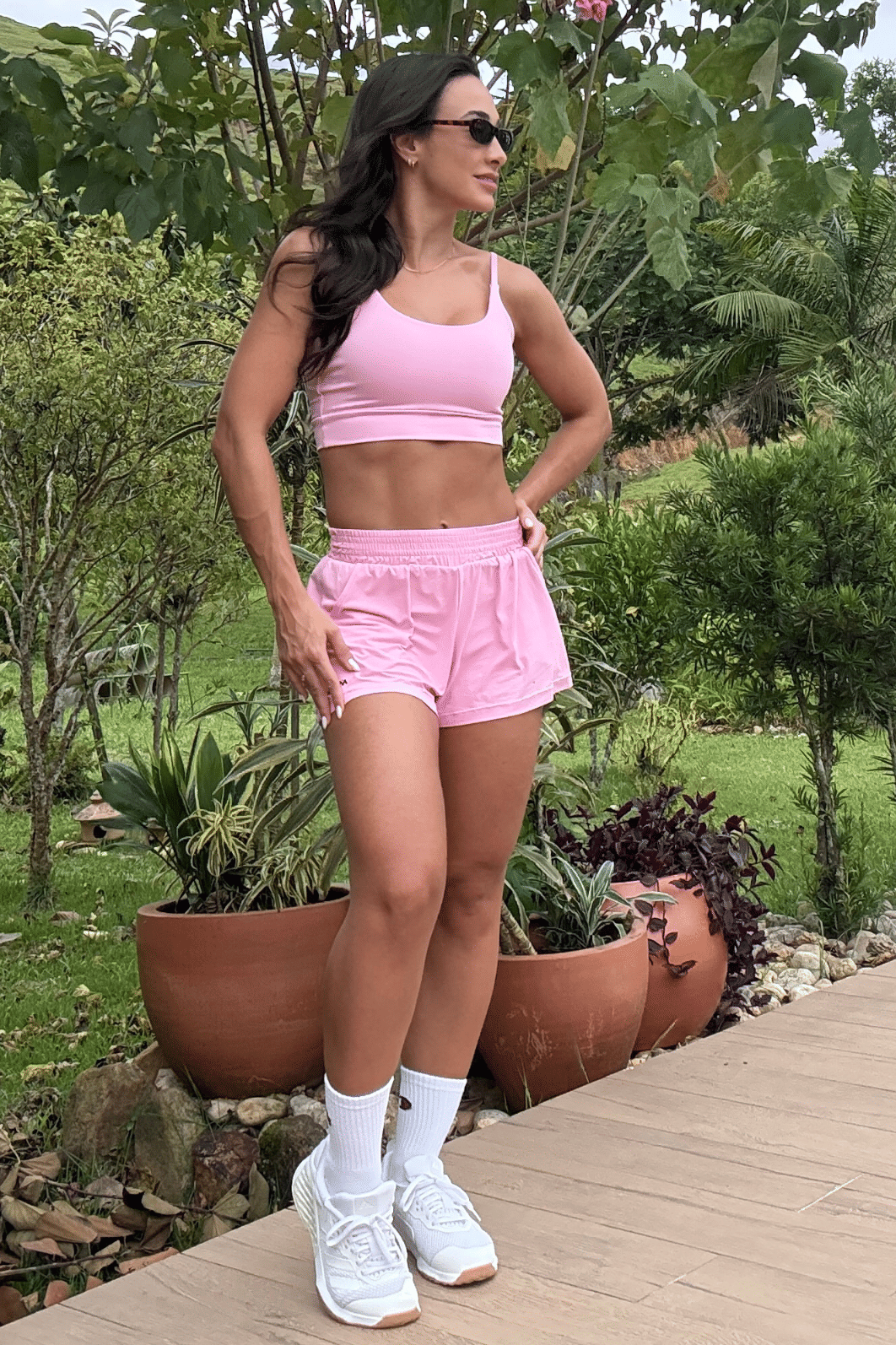 Top alcinha cor Rosa Claro