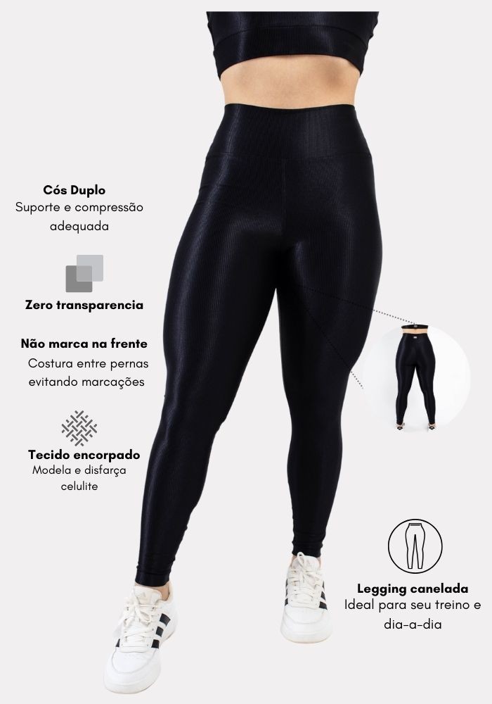 Legging Canelada Preta