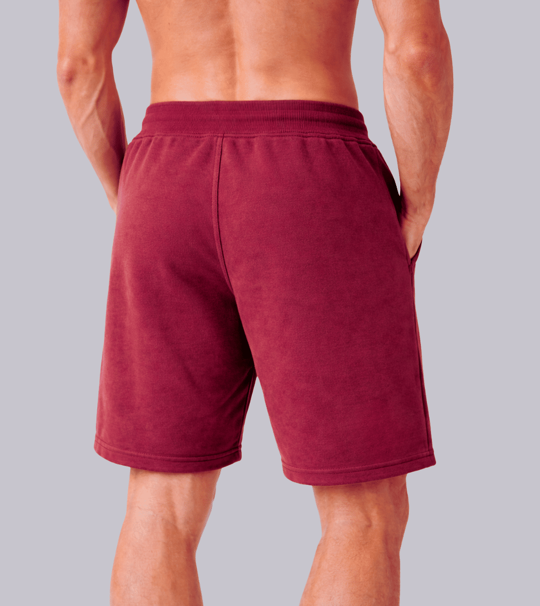 Bermuda Moletom Confort Pug Wear - Bordô Bermuda Moletom Confort Pug Wear - Bordô