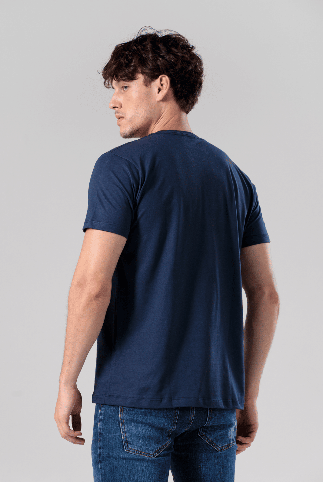 Camiseta Básica Pug Wear - AZUL MARINHO Camiseta Básica Pug Wear - AZUL MARINHO