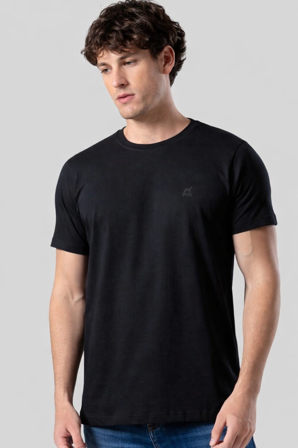 Camiseta Básica Pug Wear - Preto Camiseta Básica Pug Wear - Preto