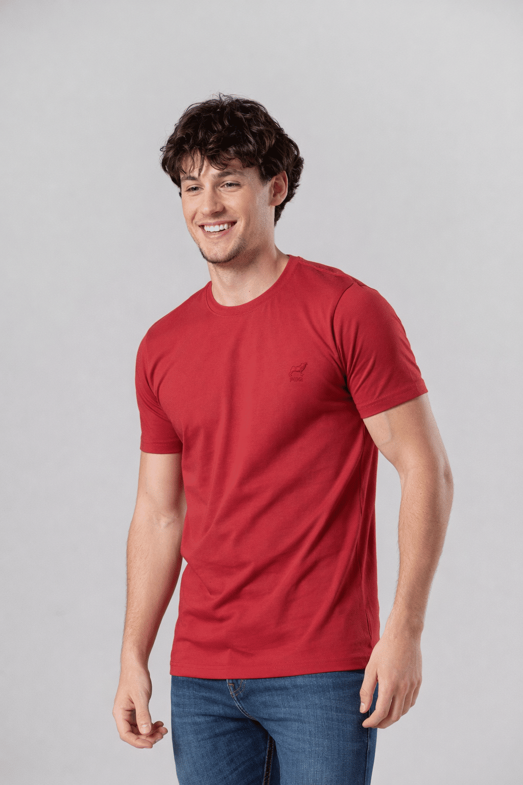 Camiseta Básica Pug Wear - Vermelho Camiseta Básica Pug Wear - Vermelho