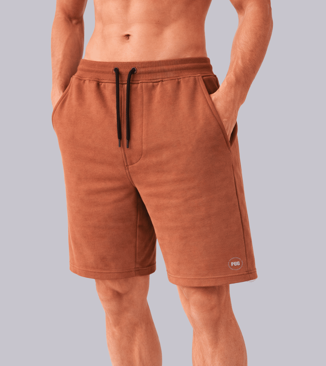 Bermuda Moletom Confort Pug Wear - Ocre