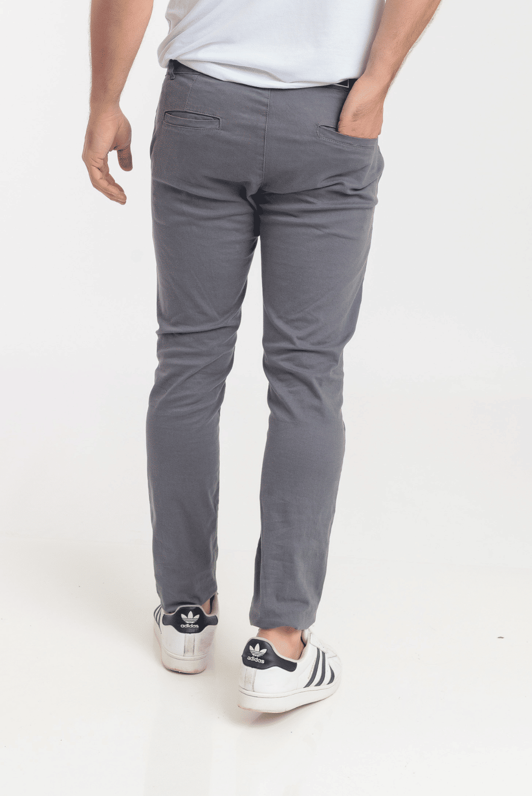 Calça Sarja Bolso Faca Masculino - CinzaEscuro Calça Sarja Bolso Faca Masculino - CinzaEscuro