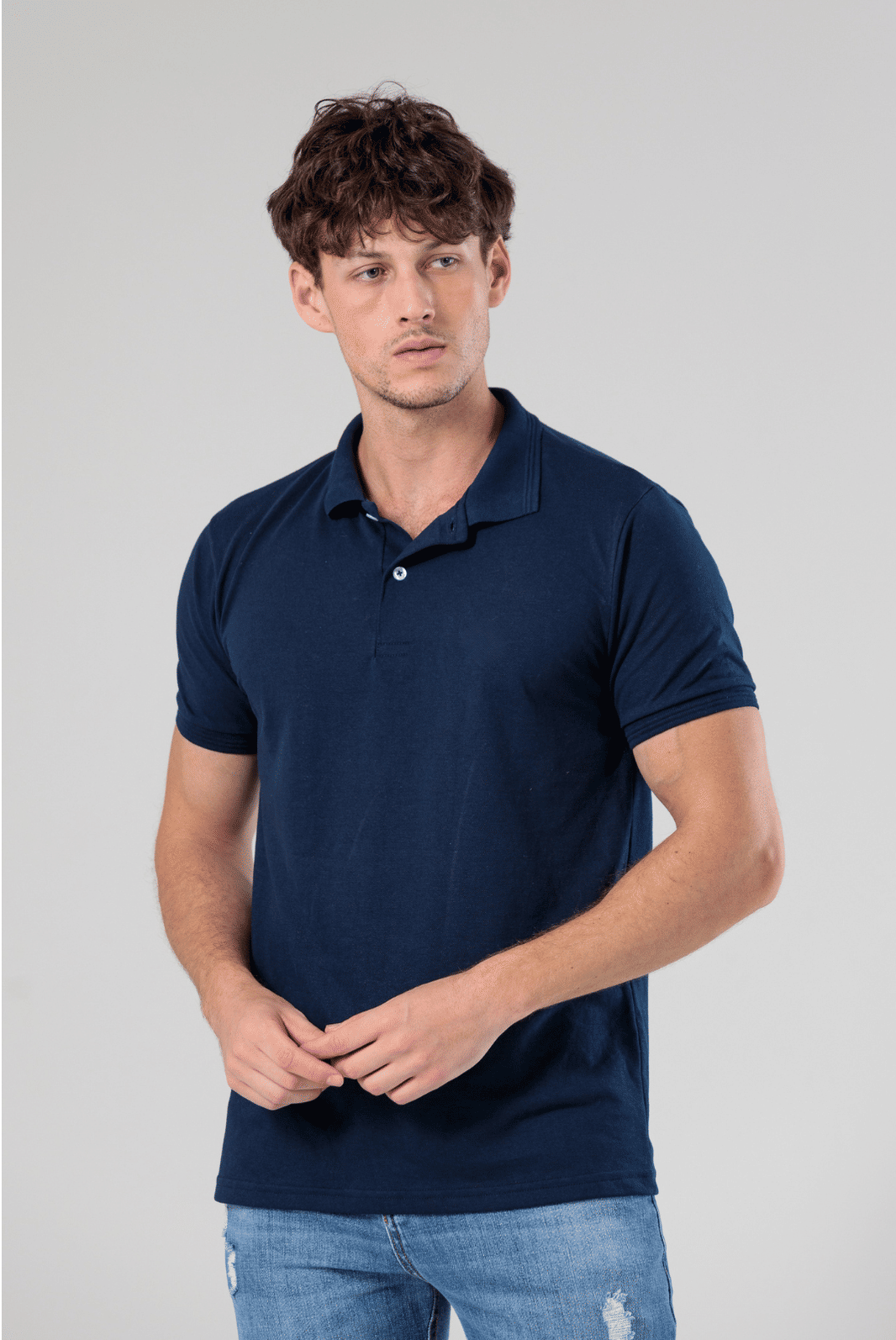 Camisa Polo Pug Wear - AZUL MARINHO Camisa Polo Pug Wear - AZUL MARINHO