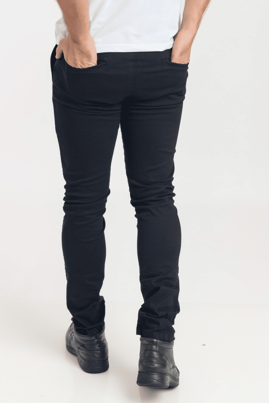 Calça Sarja Bolso Faca Masculino - Preto Calça Sarja Bolso Faca Masculino - Preto