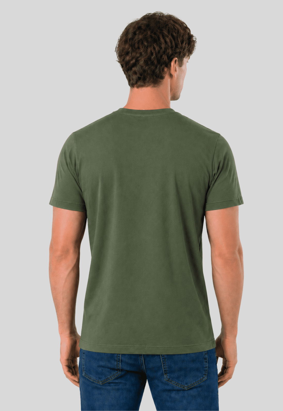 Camiseta Básica Pug Wear - Verde Militar Camiseta Básica Pug Wear - Verde Militar