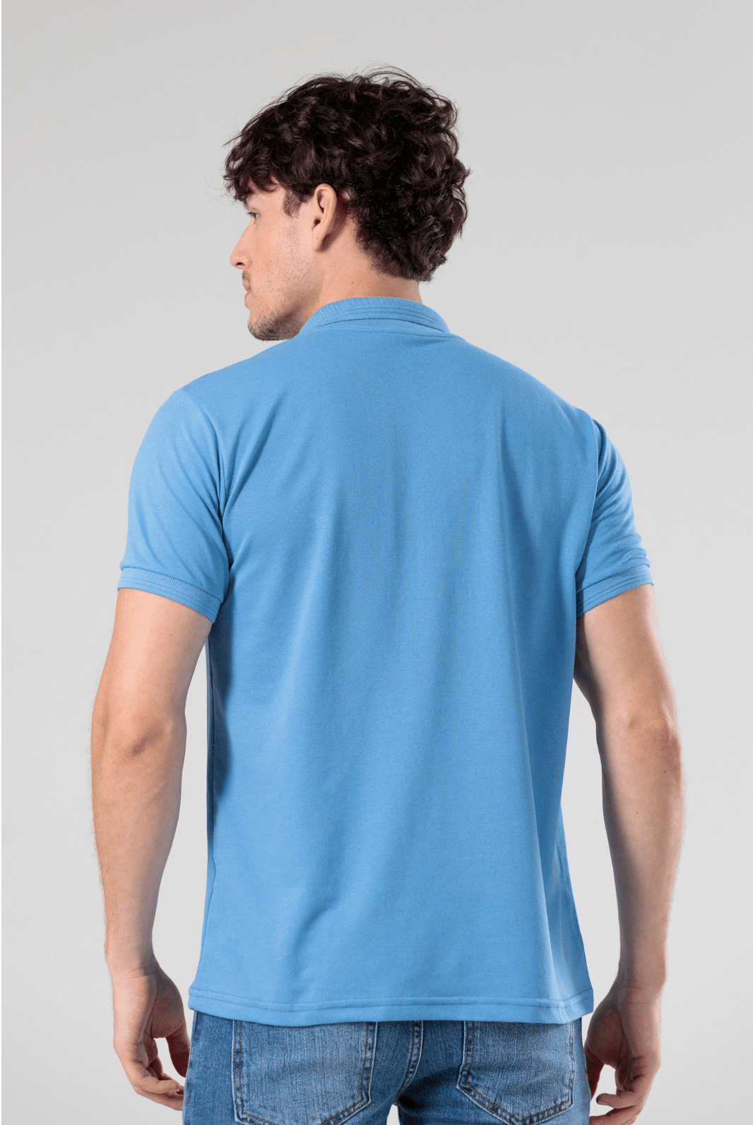 Camisa Polo Pug Wear - Azul claro Camisa Polo Pug Wear - Azul claro