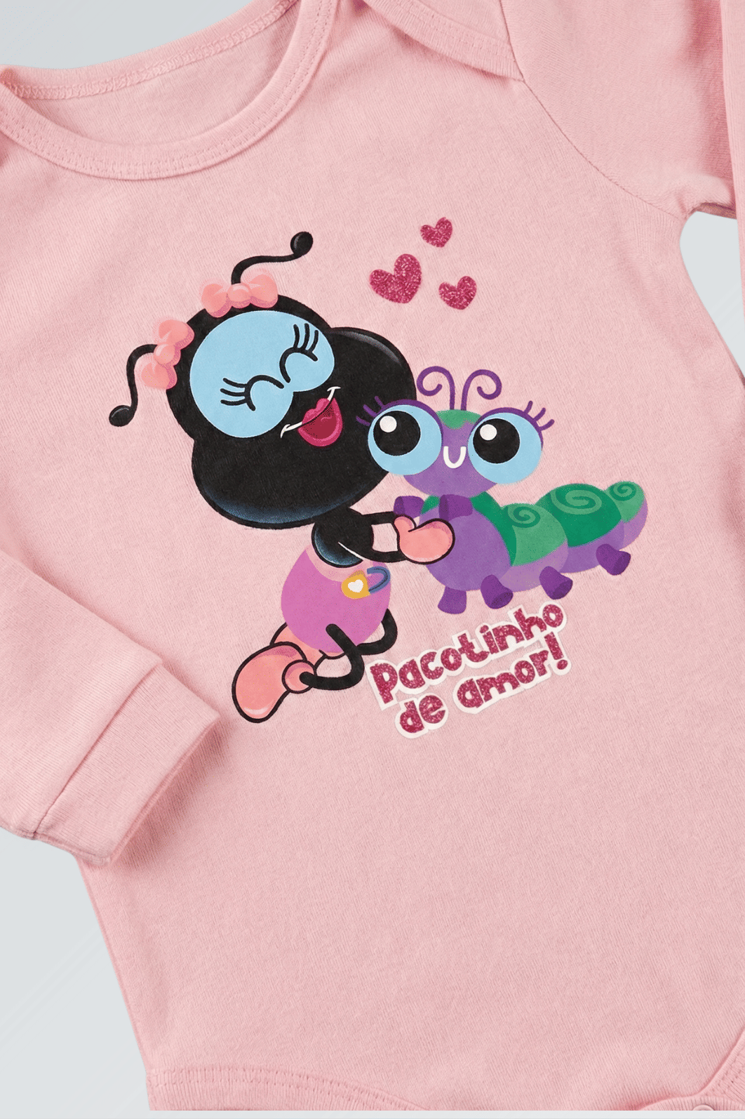 CONJUNTO 3 PEÇAS PACOTINHO DE AMOR