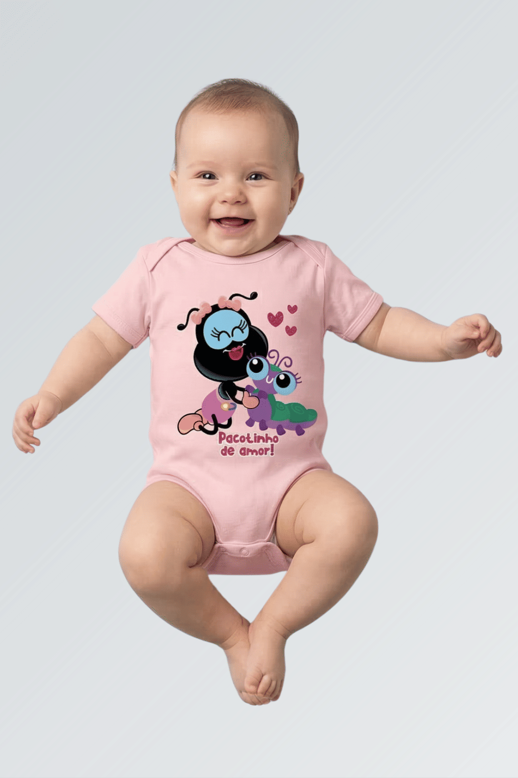 CONJUNTO 3 PEÇAS PACOTINHO DE AMOR