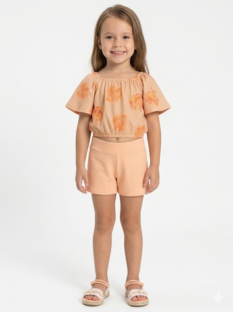 CONJ ELIAN FEM ESTAMPA CONCHA COR PESSEGO 04