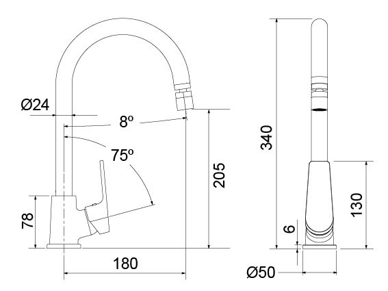 Torneira Misturador Monocomando Bica Móvel Lorenmix Lorenzetti 2257 C72 Torneira Misturador Monocomando Bica Móvel Lorenmix Lorenzetti 2257 C72